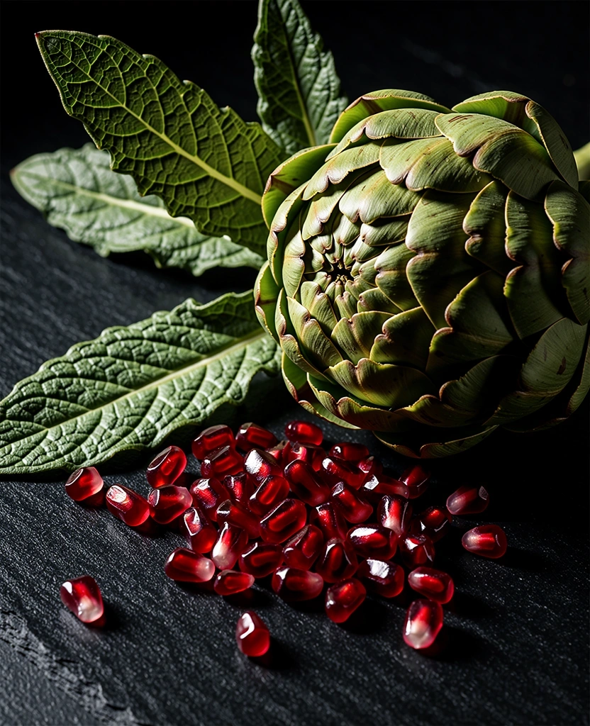 Organic ingredients texture